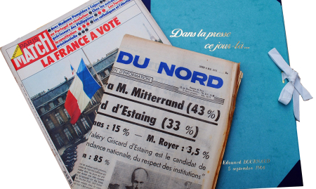A REMETTRE :  DANS LA PRESSE CE JOUR-LA - LE JOURNAL ANNIVERSAIRE - CADEAURETRO.COM image